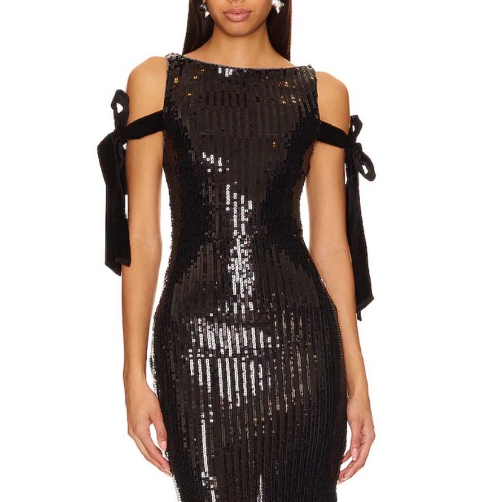 Camila Coelho Alayna Gown in black